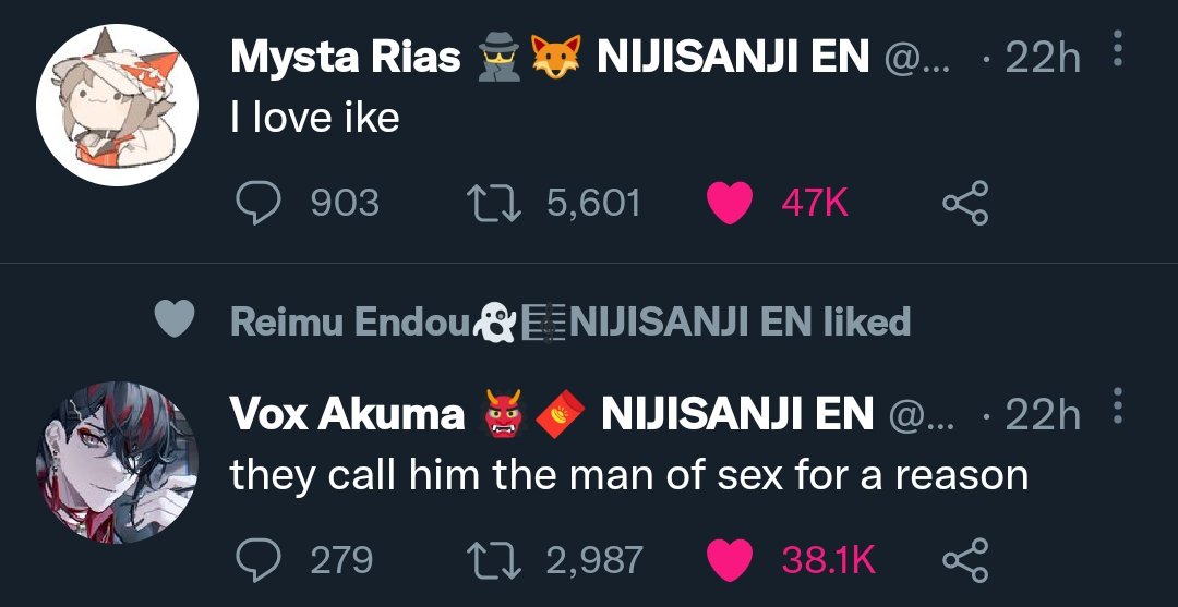 Venus606_'s tweet photo. @Vox_Akuma Twitter is trying to tell me something... https://t.co/I7kNwWFwsV