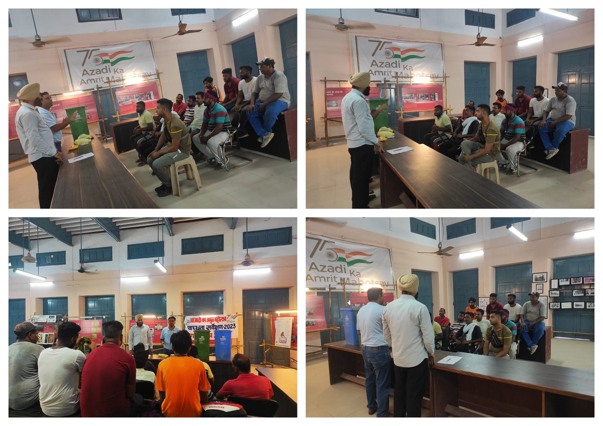 aboharchokho's tweet photo. Meeting with tipper drivers and helpers regarding door to door source segregation by community facilitates (CF) #ulbcode800214 #AzadiKaAmritMahotsav #mcabohar #ulbabohar #pmidc #swachhsurvekshan2023abohar #cleanedup #safaimitrasurekshanchallenge2023 #SourceSegregation #swachh https://t.co/K9WTSXj7Zm