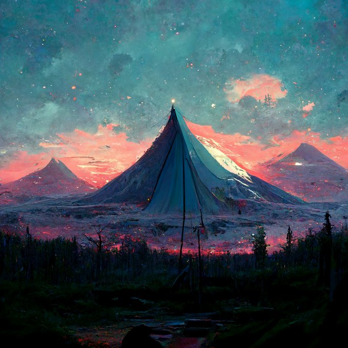 ゆるキャンをAIに描いてもらったけど全然ゆるくないww #midjourny 