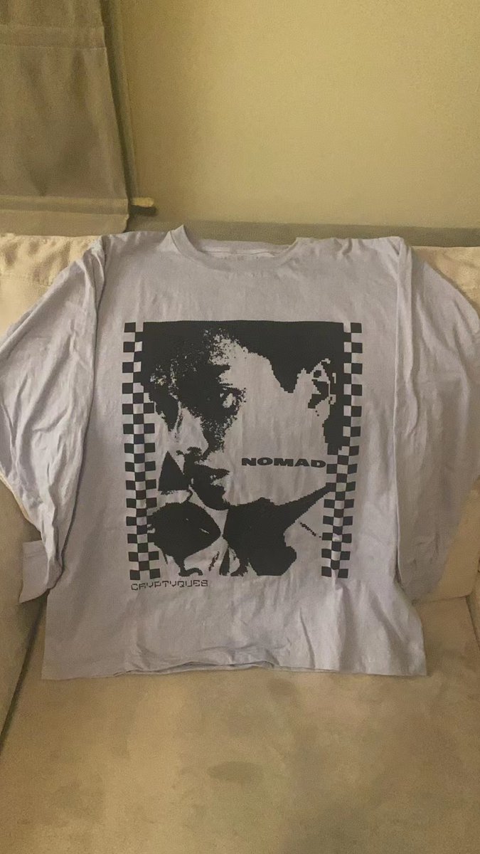 感谢<a href="/CRYPTYQUES/">CRYPTYQUES - FURY | SOLD OUT</a> @F996CLUB  ！
人生第一次twitter中奖，哈哈~
天太热了，等凉快点再穿- -b