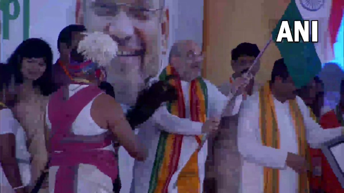 Union Home Minister Amit Shah launched the 'Har Ghar Tiranga' campaign at the BJP office in Bhubaneswar, Odisha