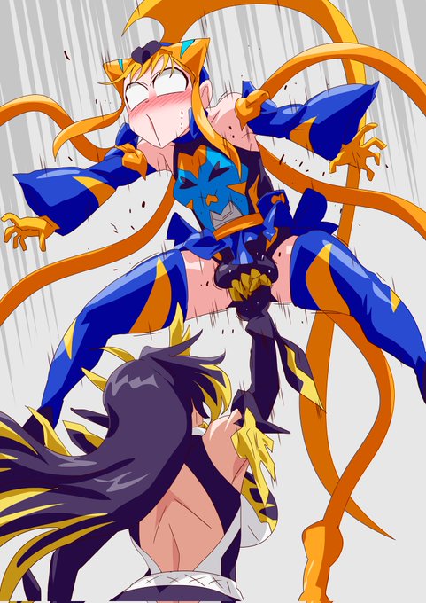 さっそく粉砕された #キュアライダー #ライダー少女 (?) 