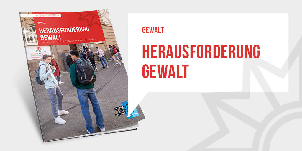 Unsere Handreichung „Herausforderung Gewalt“ ist in seiner Neuauflage kostenlos bestellbar und steht auch digital zum Download bereit. 
Darin werden die häufigsten Fragen von Pädagoginnen und Pädagogen zum Thema #Gewalt beantwortet: 

t1p.de/jzjrw