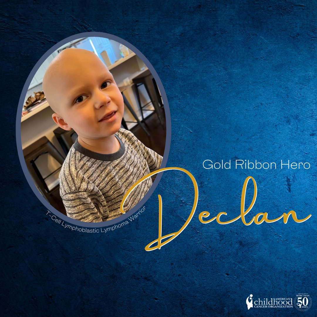 accorg's tweet photo. Meet Declan, a T-Cell Lymphoblastic Lymphoma warrior. He is currently on treatment for the next two years and is an ambassador for ACCO’s GO GOLD® the RUN. Read his story: https://t.co/AwsqBkA8bD

#childhoodcancer #childhoodcancerawareness #CCAM #GoGoldwithACCO #GOGOLDtheRUN https://t.co/2ApWE31fcE