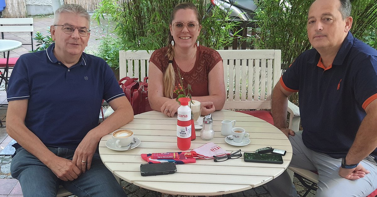 PerfionDE's tweet photo. Gezielte Kick-Off-Meetings mit Partnern können auch im lockeren Rahmen stattfinden. Hier planen wir in enger Zusammenarbeit gemeinsame Marketingaktivitäten für die nächsten Monate mit Sana Commerce, unserem Technologie-Partner für E-Commerce.

#pimforecommerce #sanacommerce #pim https://t.co/GZiVuksVUB