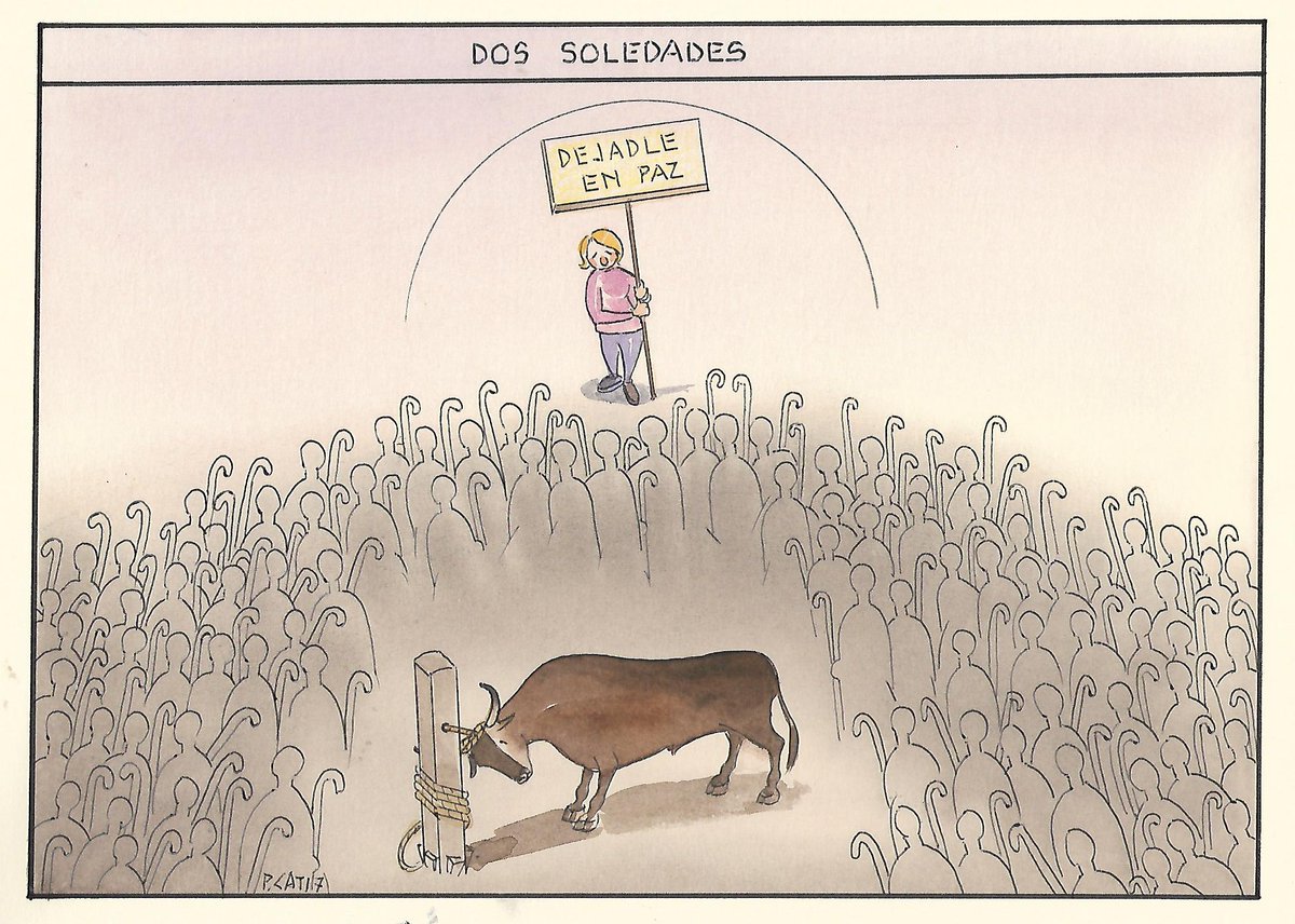 En muchos pueblos de España la diversión consiste en hacer padecer a la inocencia.