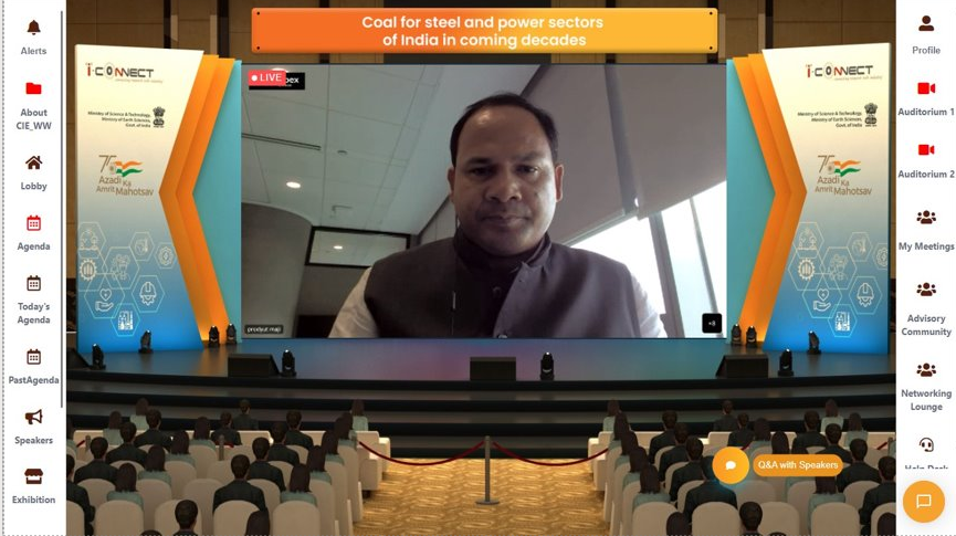 i_Connect75's tweet photo. Highlights from today's @i_Connect75 online event #2 - Coal for steel and power sectors of India in coming decades

#iconnect75 #AzadiKaAmritMahotsav #CSIR https://t.co/nnMznnXRAF