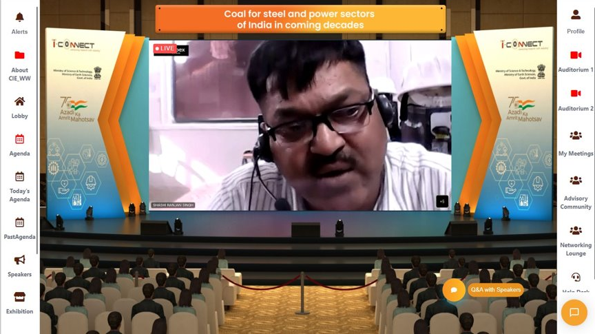 i_Connect75's tweet photo. Highlights from today's @i_Connect75 online event #2 - Coal for steel and power sectors of India in coming decades

#iconnect75 #AzadiKaAmritMahotsav #CSIR https://t.co/nnMznnXRAF