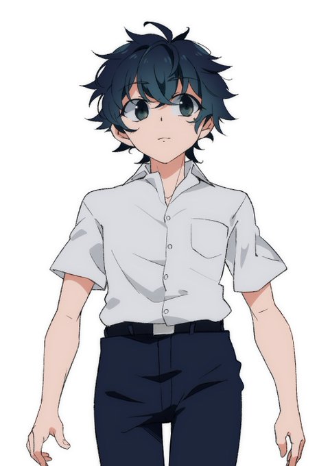 心錠さん【@7_77mg】の創作キャラのソラくんだよ 