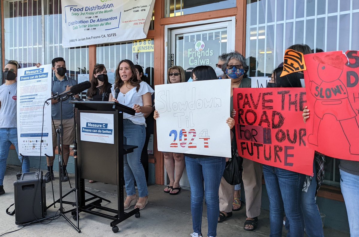 Community leaders across Fresno County are hosting a press conference this morning in Calwa to voice their concerns with the renewal of #MeasureC—our transportation sales tax. Their resounding message is clear: We deserve a plan that truly reflects community needs.