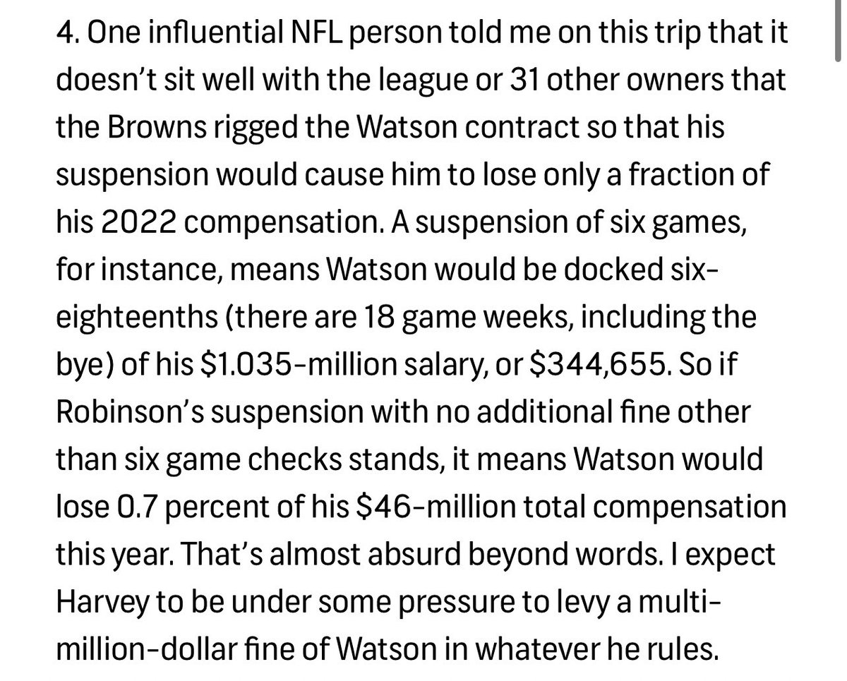 The national media needs to stop pushing this narrative and do a little more research around the NFL, teams across the league are structuring contracts in this way to provide flexibility year 1 of the deal. Just see how the #Browns structured JJ3, Teller, Chubb, Amari, etc.