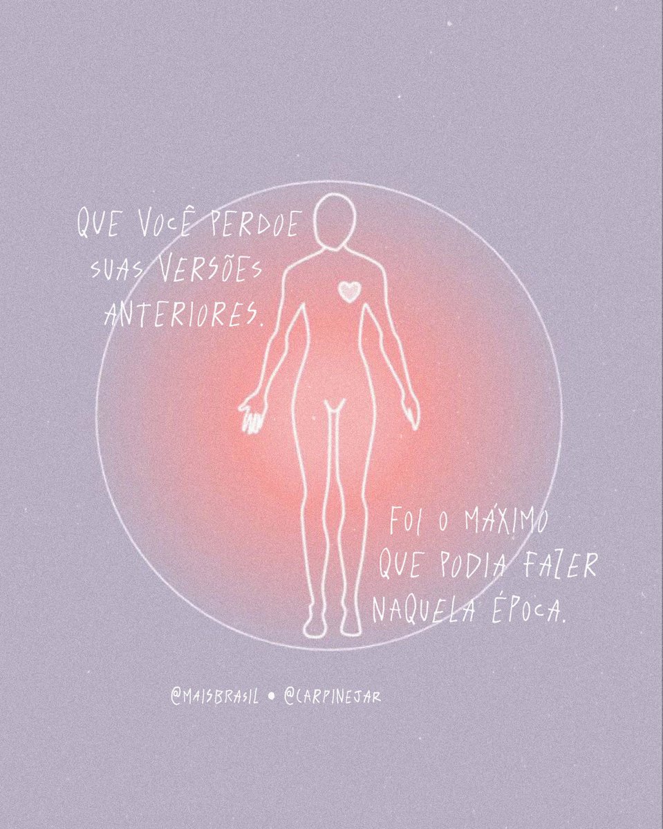 Se perdoe. ✨
•
Frase: <a href="/CARPINEJAR/">Fabrício Carpinejar</a>
