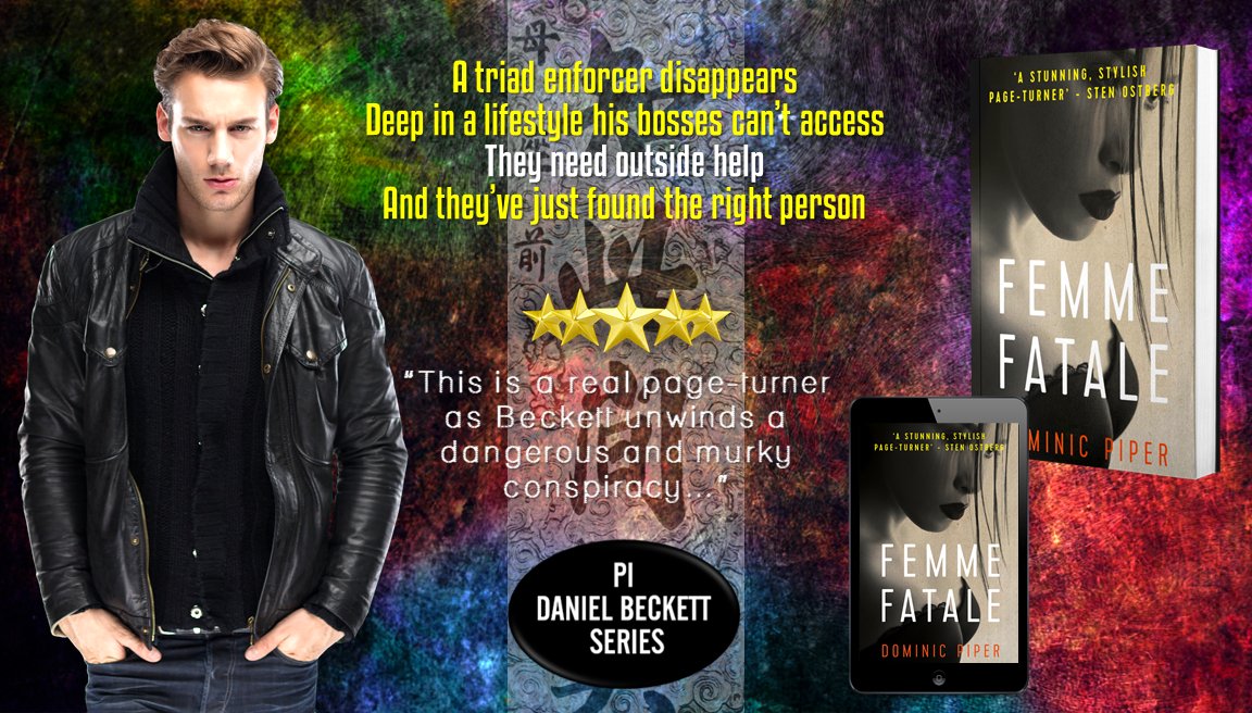 Femme Fatale. Dominic Piper. 'The author evokes the most exciting pleasures and exposes the worst of human depravities. What more can you ask for? I recommend this book for adults and hedonists of all ages. Five Stars.' - J.O. Quantaman, author. viewBook.at/FemmeFatale