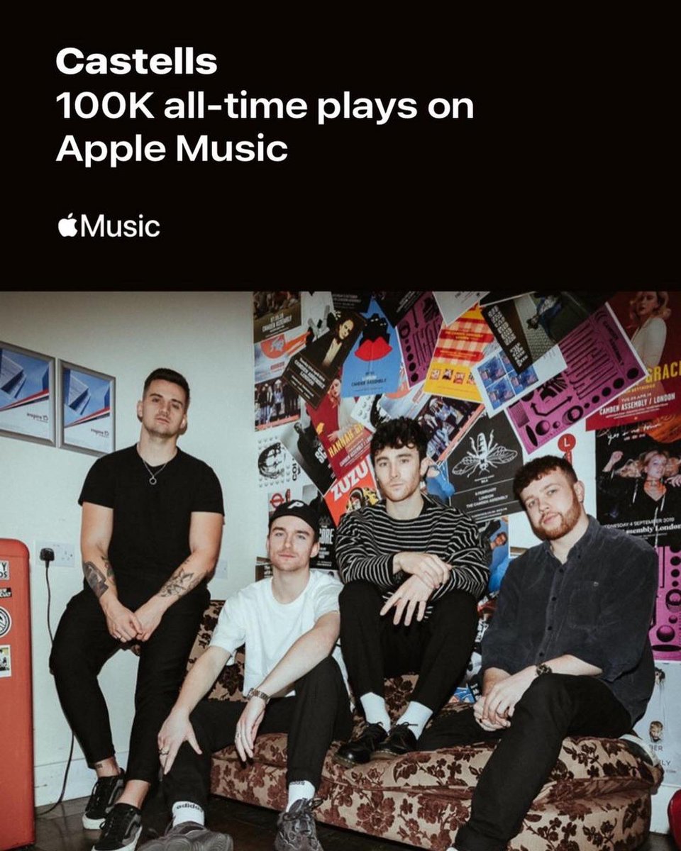 C A S T E L L S (@castellsband) on Twitter photo just like the Tabasco in shot it’s been a hot minute since you’ve heard from us. We’ve been busy working on stuff bts & we are so excited to share it with you! ✨ we’ve recently hit 100k streams on <a href="/applemusic/">Apple Music</a> & that is blowing our minds 🤯 you guys are truly the best, Thankyou x just like the Tabasco in shot it’s been a hot minute since you’ve heard from us. We’ve been busy working on stuff bts & we are so excited to share it with you! ✨ we’ve recently hit 100k streams on <a href="/applemusic/">Apple Music</a> & that is blowing our minds 🤯 you guys are truly the best, Thankyou x