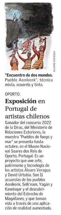 ALSURREAL's tweet photo. Compartimos nota del Mercurio de nuestra expo en el Museu Nacional Soares dos Reis en Portugal.
Más info: https://t.co/bjz38CCKvn
@MarcaChile 
@TeAmoValpo 
@CCPLM @centroGAM @MACBA_Barcelona 
@diracchile @museos_madrid @mercuriovalpo @CANAL_13C https://t.co/I72iVL4zj7