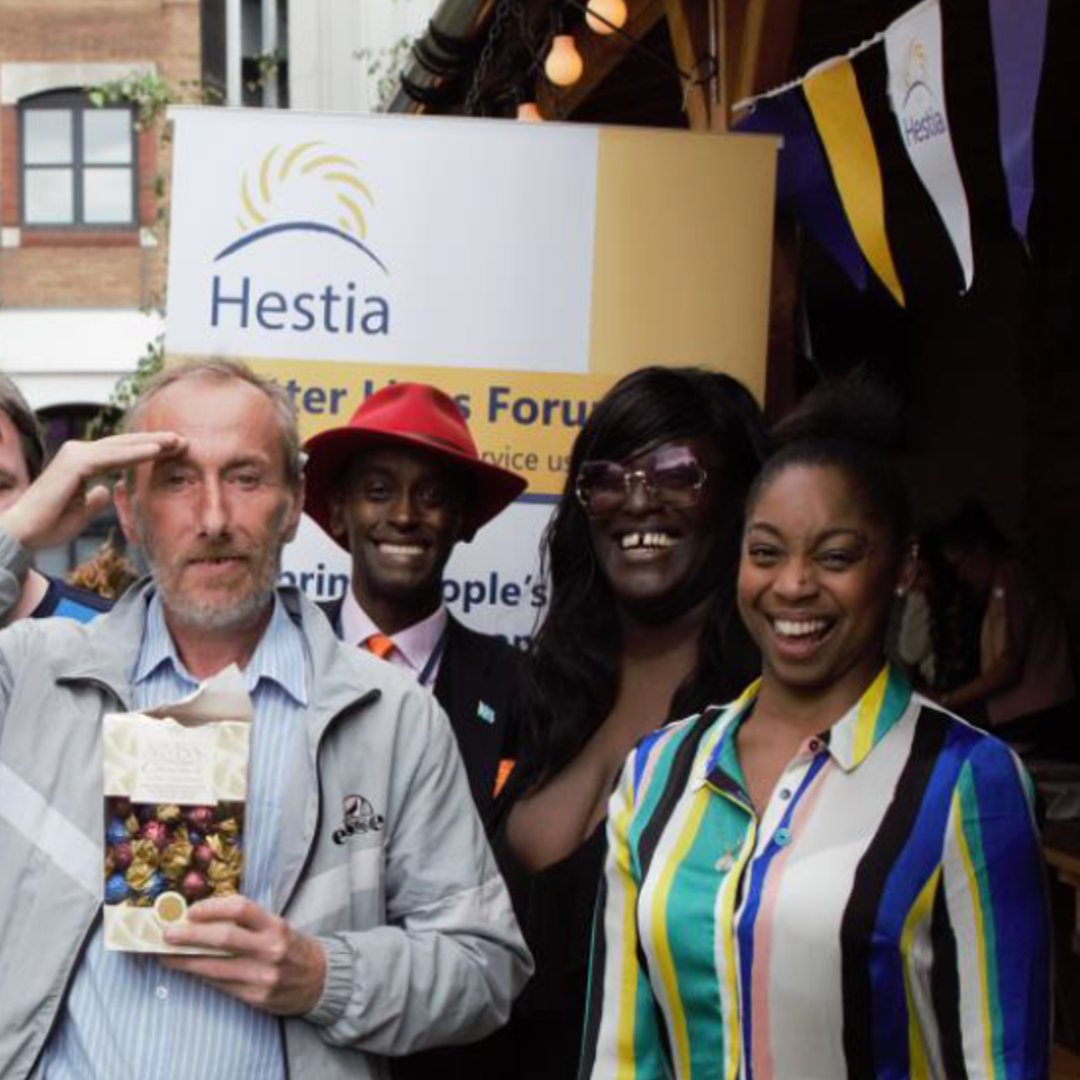 Hestia1970's tweet photo. The Better Lives Forum is a group of Hestia's service users who get involved in a variety of co-production activities across Hestia. 👬🏿 Coproduction is when health &amp; social care service users, decision makers &amp; service providers share power to plan &amp; deliver support together❤️ https://t.co/4v0af7mtWU
