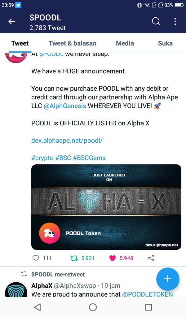 0xAugus_BigWin's tweet photo. @GawsStiph @POODLETOKEN Done https://t.co/8Ypzzlvvkf