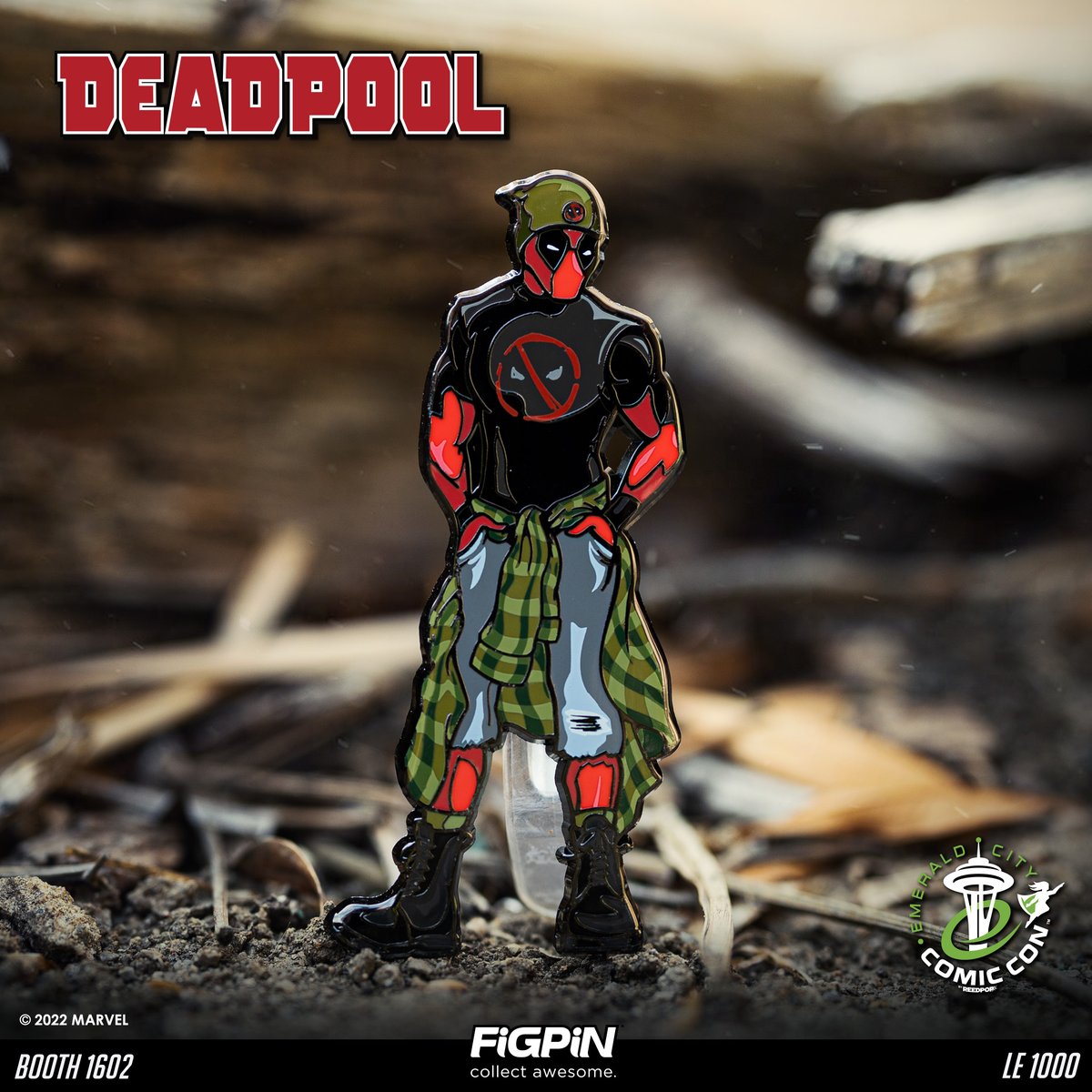 FiGPiNofficial's tweet photo. Oh, snap! Marvel’s Deadpool (905) will be showing of his 90’s style at ECCC!
Find him exclusively at FiGPiN Booth 1602!

https://t.co/P7xDmQNjN0

@Marvel @Marvel #Deadpool #Marvel #ECCC #ECCCExclusive #FiGPiN #CollectAwesome https://t.co/LZGAm5OZKx