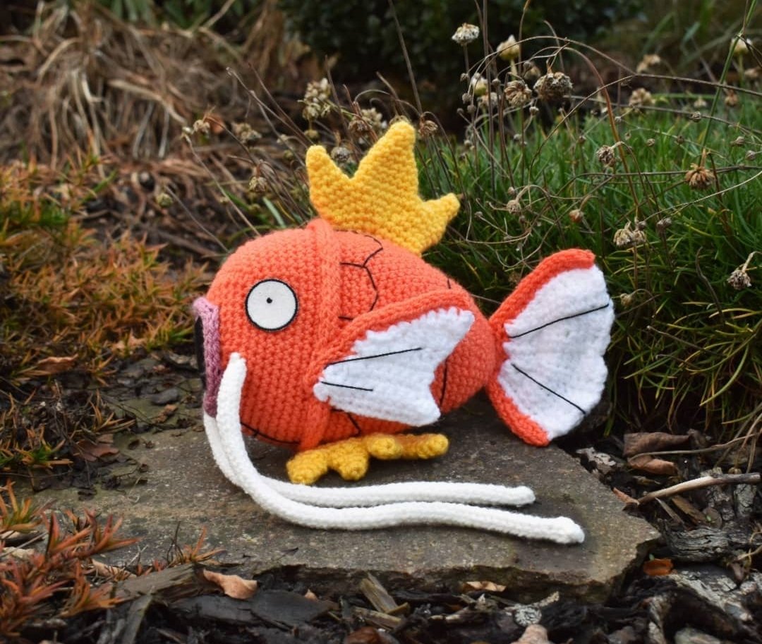 Throwback to this crocheted Magicarp! It needs Water!

#pokemon #crochet #amigurumi #magicarp #krapador #handmade #plush #Corona