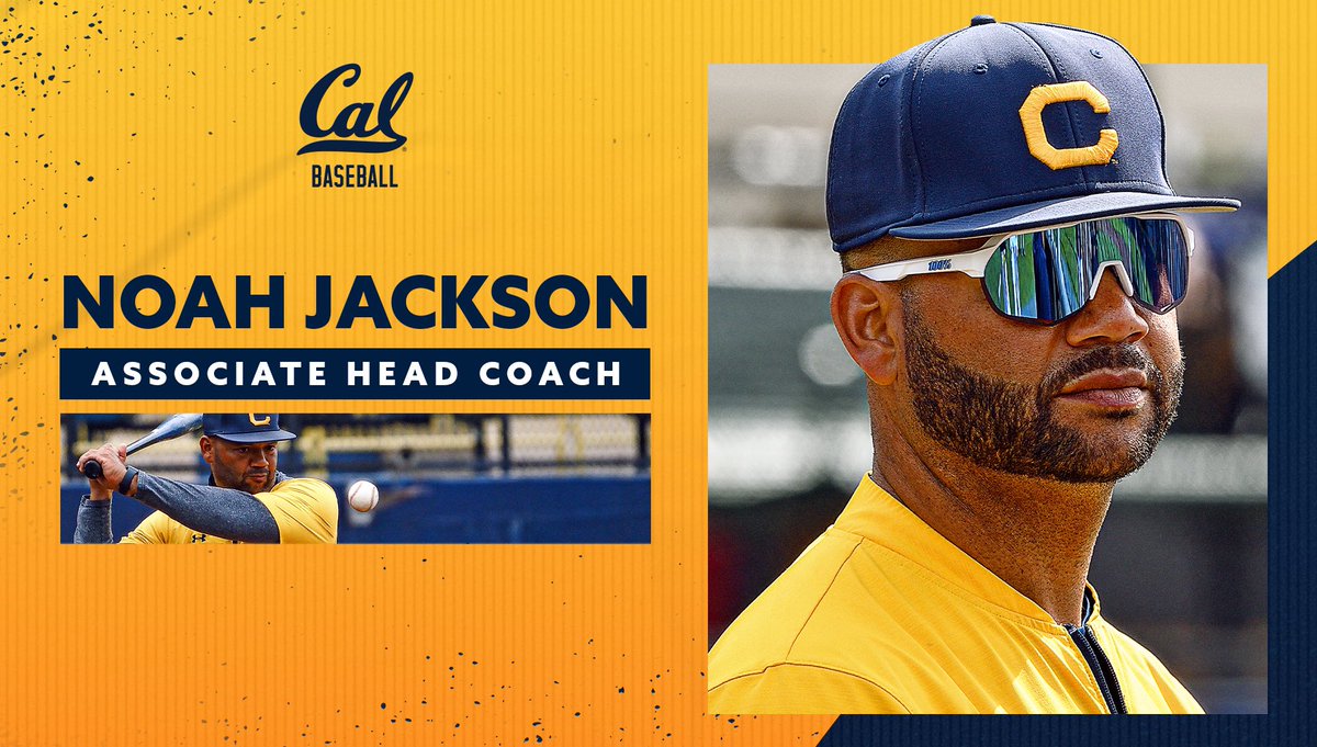 CalBaseball's tweet photo. Proven leader in a new role 👏

Congrats to @njacksoncal for being promoted to Associate Head Coach!

📰 » https://t.co/mEcrVhG3Uz

#GoBears https://t.co/p06BlU1TTA