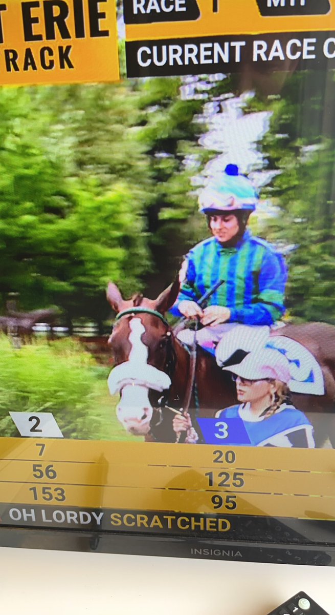 LDMcPherson's tweet photo. Even when you’re in the stupidest race imaginable, seeing your silks in action is always cool https://t.co/F7Z07WNvYG