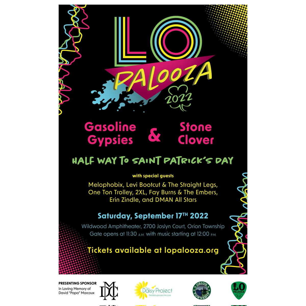 daisyprojectmi's tweet photo. #lopalooza #LOP22 #Musicfestival #fundraiser #livemusic #Michiganmusic @gasolinegypsies @StoneCloverBand @Melophobixmusic @LeviBootcut @onetontrolley @FayBurnsMusic @the2xlband @theragbirds https://t.co/VV99is8gCg