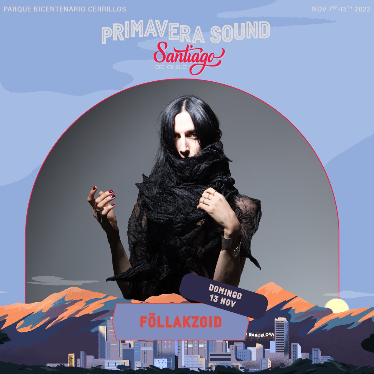 <a href="/Follakzoid/">FÖLLAKZOID</a> 💫 domingo 13.11 en #PrimaveraSoundStgo 💫 Entradas disponibles en <a href="/puntoticket/">Punto Ticket</a> 🎫 puntoticket.com/primaverasound…