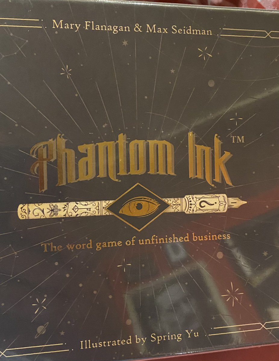 #GenCon is a wrap. 50 miles walked looking for the best of the con. And I’m certain I found it! #PhantomInk by Resonym Games.