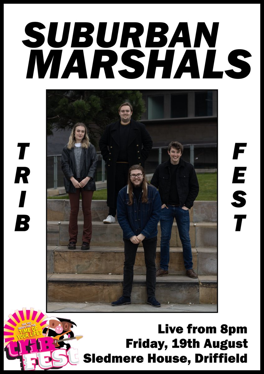 It’s gig announcement time…

We’re making an appearance at this year’s Tribfest Music Festival! You can see us there next Friday at the Trib Fest Freedom Road Marquee. See you there!