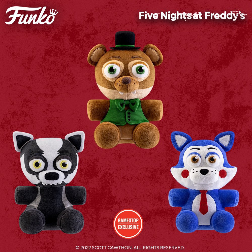 Five Nights at Freddy's Alerts 🏳️‍🌈🏳️‍⚧️ on X: FNaF News: Both the Candy  And the Popgoes Funko plushies have been revealed by their respective  creators! We also have a schedule on when