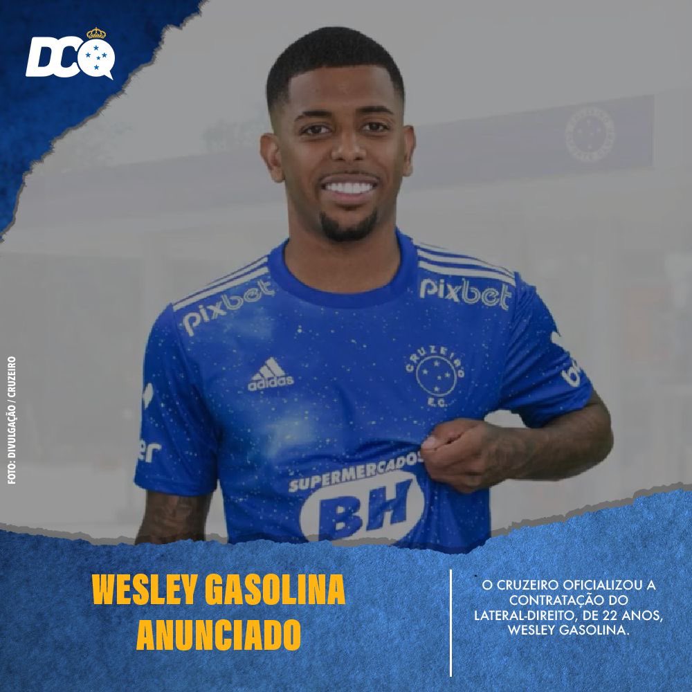 Wesley Gasolina reforçará o Cruzeiro