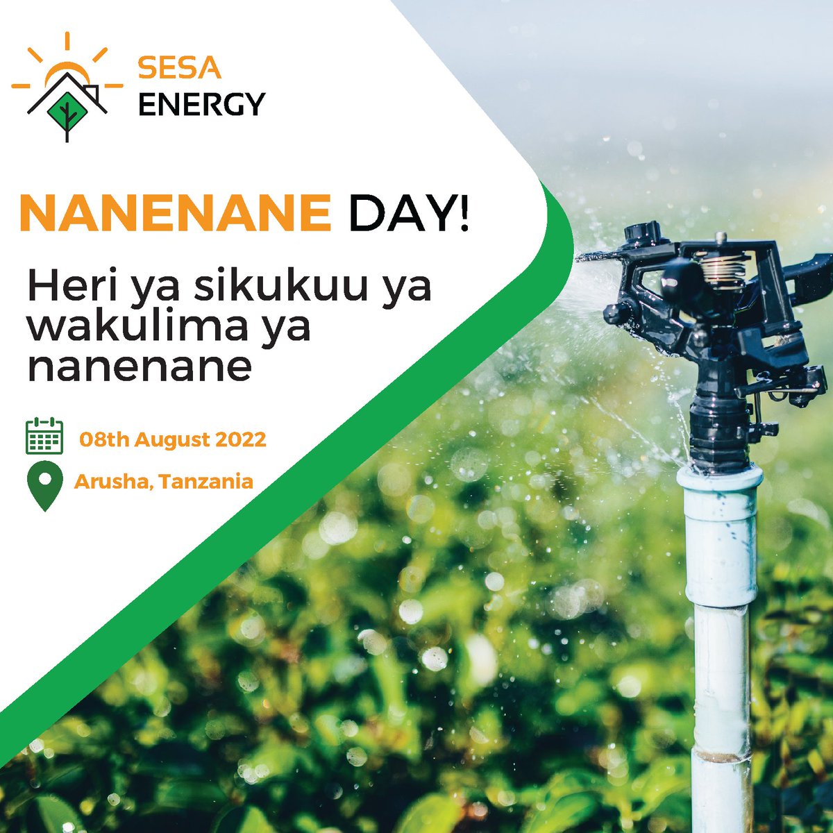 sesaenergy's tweet photo. SESA supports farmers in Tanzania by providing Photovoltaic Pumping Systems (PVPS) to pump water from basements and boreholes to make it accessible for irrigation 🌱🌾 and feeding livestocks🐄 🐐 🐑

#nanenane #nanenanearusha #farmersday #nanenane2022 #solar  #sesaergy #2022goals https://t.co/Wv7jmGKyCB