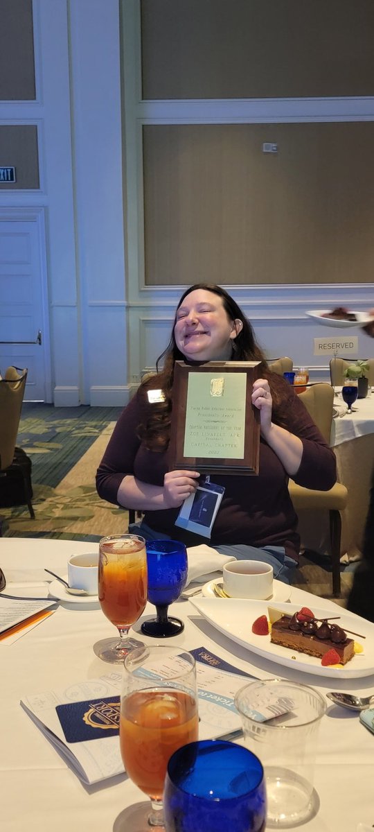 TheLady_V's tweet photo. CONGRATULATIONS @ZoeLinafelt!! President's Award! @FPRACapChap
#FPRA2022 https://t.co/ivc1ZIxMma
