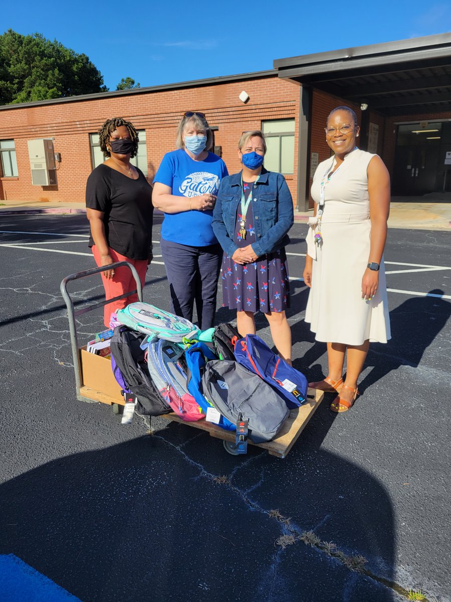 Thank you Carol Fulton.  <a href="/HeardMixon/">Heard-Mixon</a>  loves the donated bookbags and supplies from Church of the Good Shepherd.