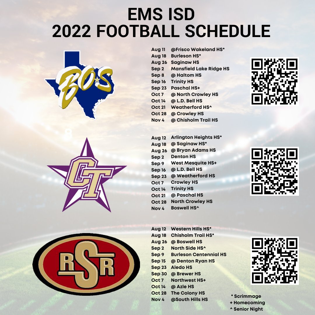 emsisdathletics's tweet photo. JOIN US for some 2022 FOOTBALL action!!! https://t.co/QSVyxJYowb