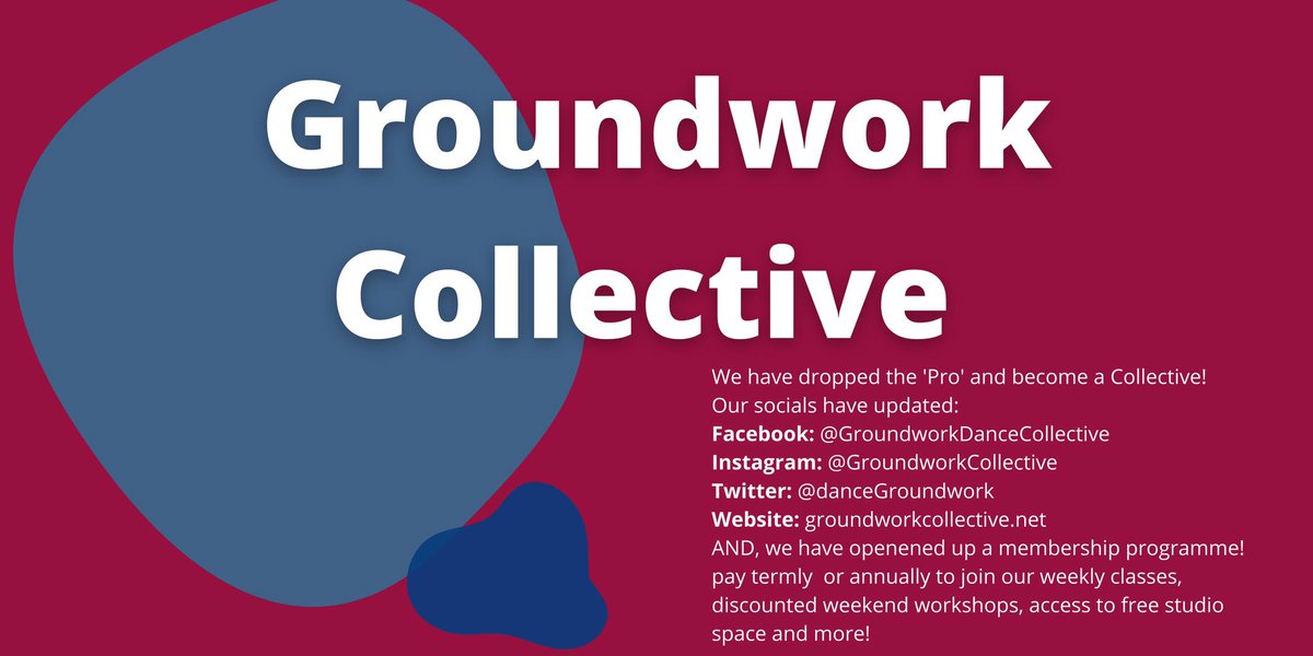 We have dropped the ‘pro’ and become a collective! Check out the new membership too: groundworkcollective.net/membership