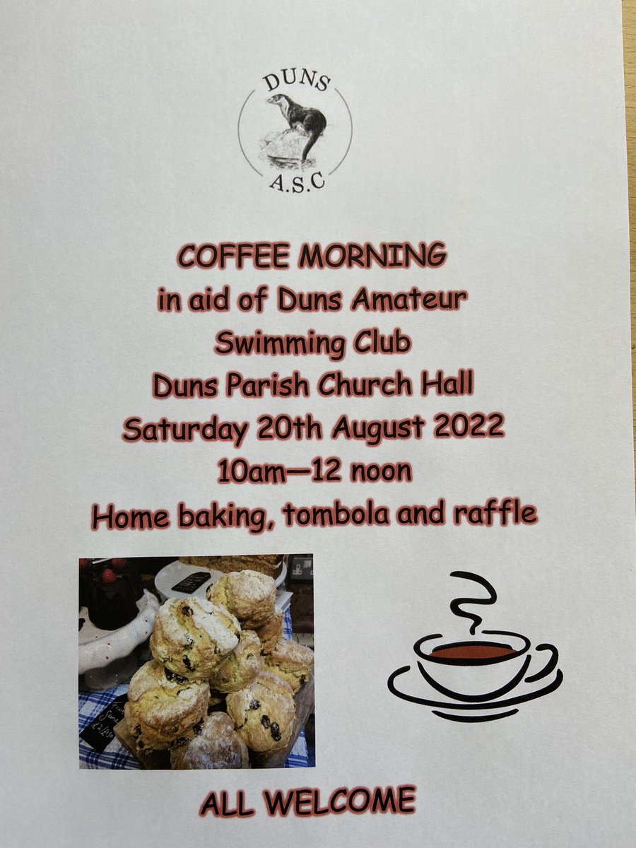 lainywebster's tweet photo. Our first fundraising coffee morning since 2019 @DunsASC https://t.co/slyjHP427Y