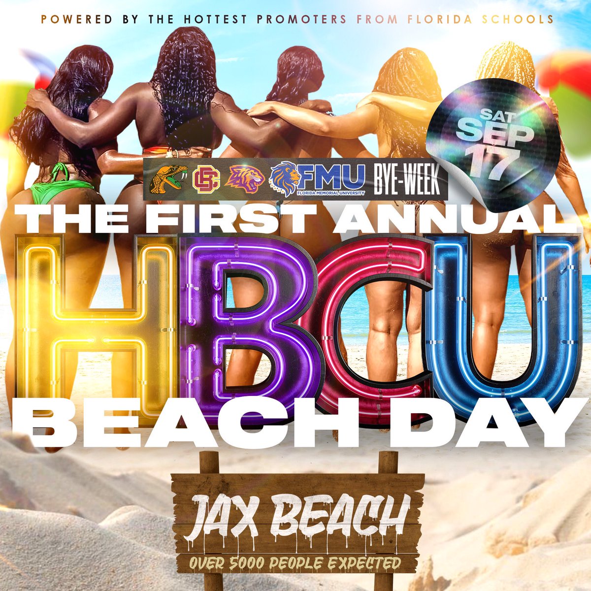 FIRST ANNUAL HBCU BEACHDAY 🔋🔥 #HBCUBeachDay