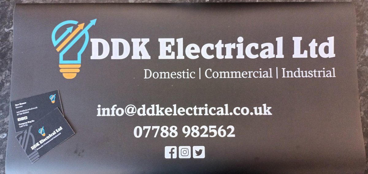 New car magnet and business cards! #DDK