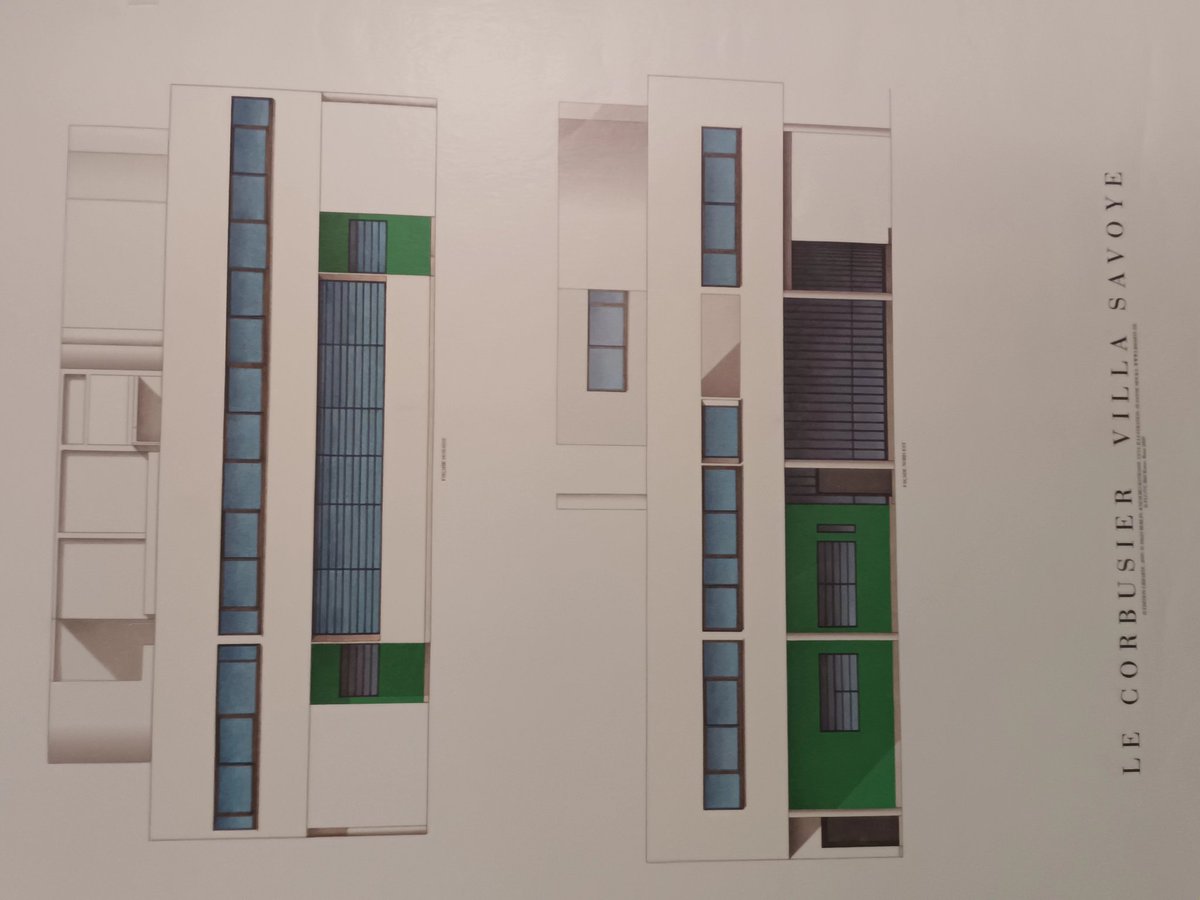 Arquitectura siempre vigente.
OBRA MAESTRA de la arquitectura moderna: Le Corbusier Villa Saboye, Poissy, (París), Francia.
