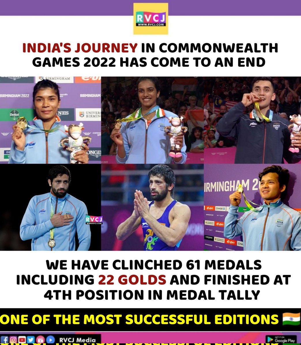 India's journey has come to an end in #CommonwealthGames22