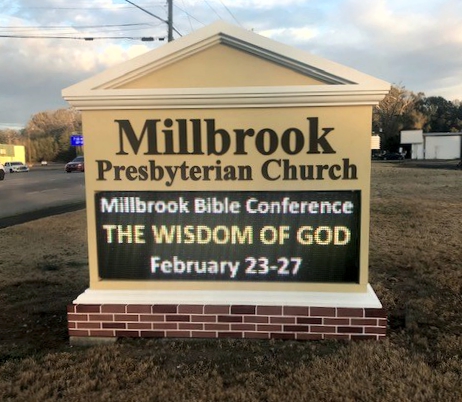 Signs__Plus's tweet image. Congratulations to Millbrook Presbyterian Church on your beautiful new sign! Thank you for choosing Signs Plus!