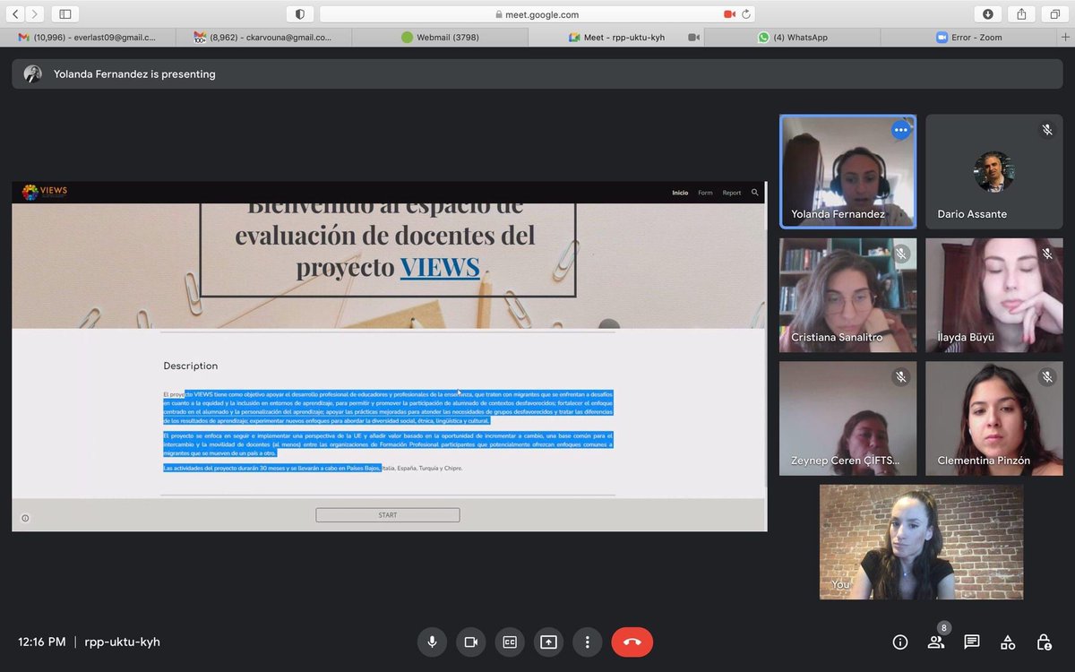 21st_CEA's tweet photo. Our online monthly meeting took place on 7th of July 2022 focusing on the finalisation of our Competence Self Accessment tool of #ErasmusPlus #VIEWS project.
Discussions and #exchange of #ideas for the best outcome took place.
#KA2 #vocationaleducation #viewsproject #views https://t.co/JohYjGmcUW