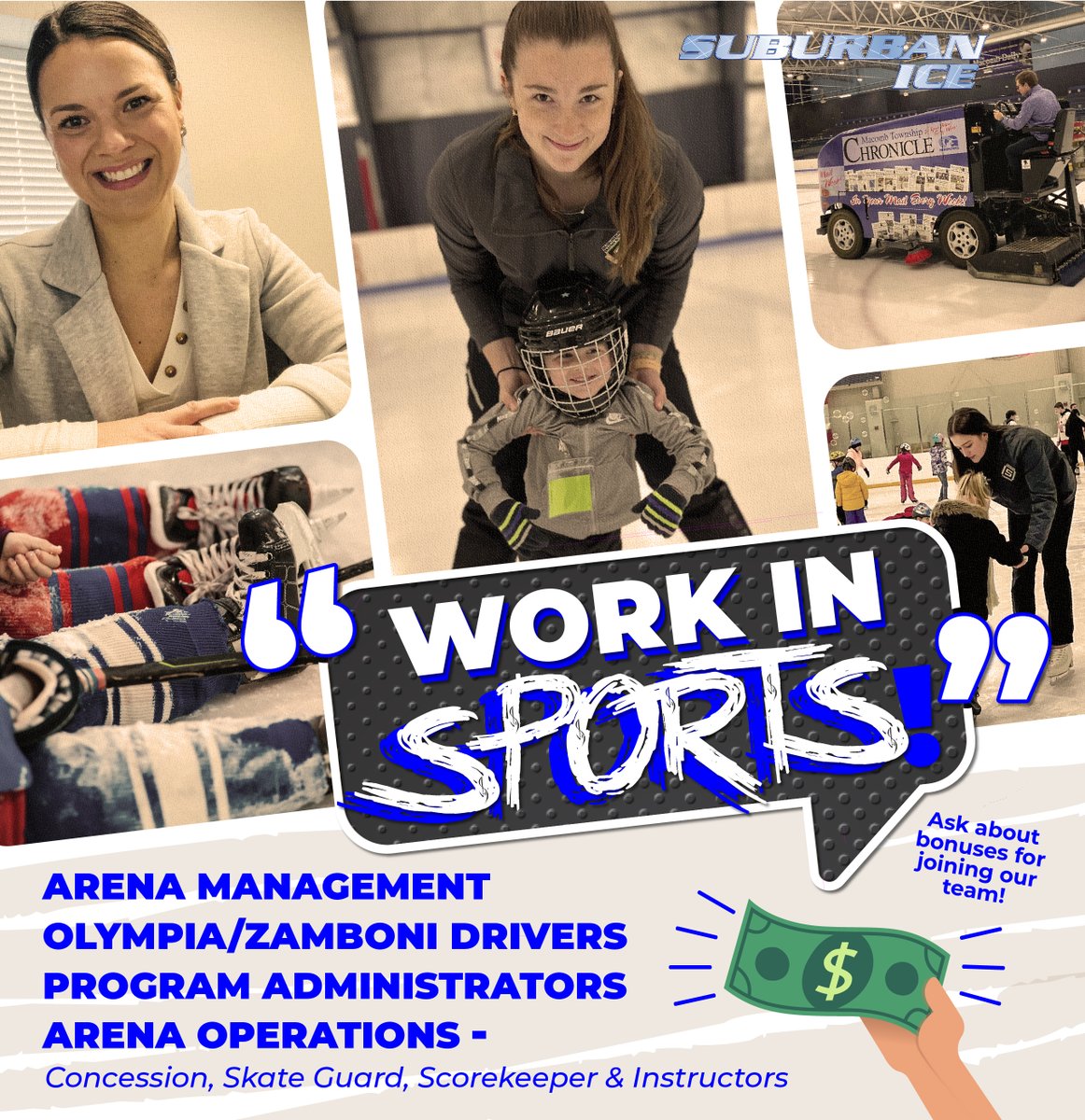 Work in Sports and Earn up to a $500 BONUS by joining our team! 

Apply today: paycomonline.net/v4/ats/web.php…

*Subject to time served and in good standing