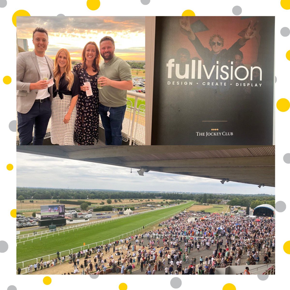 LC Events Ltd (@lceventsuk) on Twitter photo Huge thanks to <a href="/FullVision_ltd/">Full Vision</a> for a fantastic evening at <a href="/Sandownpark/">Sandown Park</a> Racecourse last week. 🌟
Great to catch up with everyone, with the added bonus of winning a few cheeky bets.
#eventprofs #eventindustry #stars #SimplyRed Huge thanks to <a href="/FullVision_ltd/">Full Vision</a> for a fantastic evening at <a href="/Sandownpark/">Sandown Park</a> Racecourse last week. 🌟
Great to catch up with everyone, with the added bonus of winning a few cheeky bets.
#eventprofs #eventindustry #stars #SimplyRed