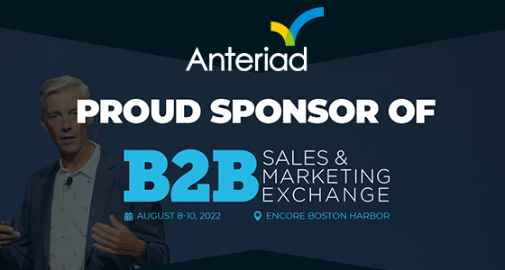 Anteriad_B2B's tweet photo. See you at B2B Sales & Marketing Exchange! Looking forward to a top-notch agenda and forward-thinking tactics from B2B leaders. Visit Anteriad at Booth #311 to see how we help our customers #GetInFront. And enter to win an Apple Watch!
#B2BSMX #Sponsor #Booth311 #WePowerB2B https://t.co/JIUwa9KvUi