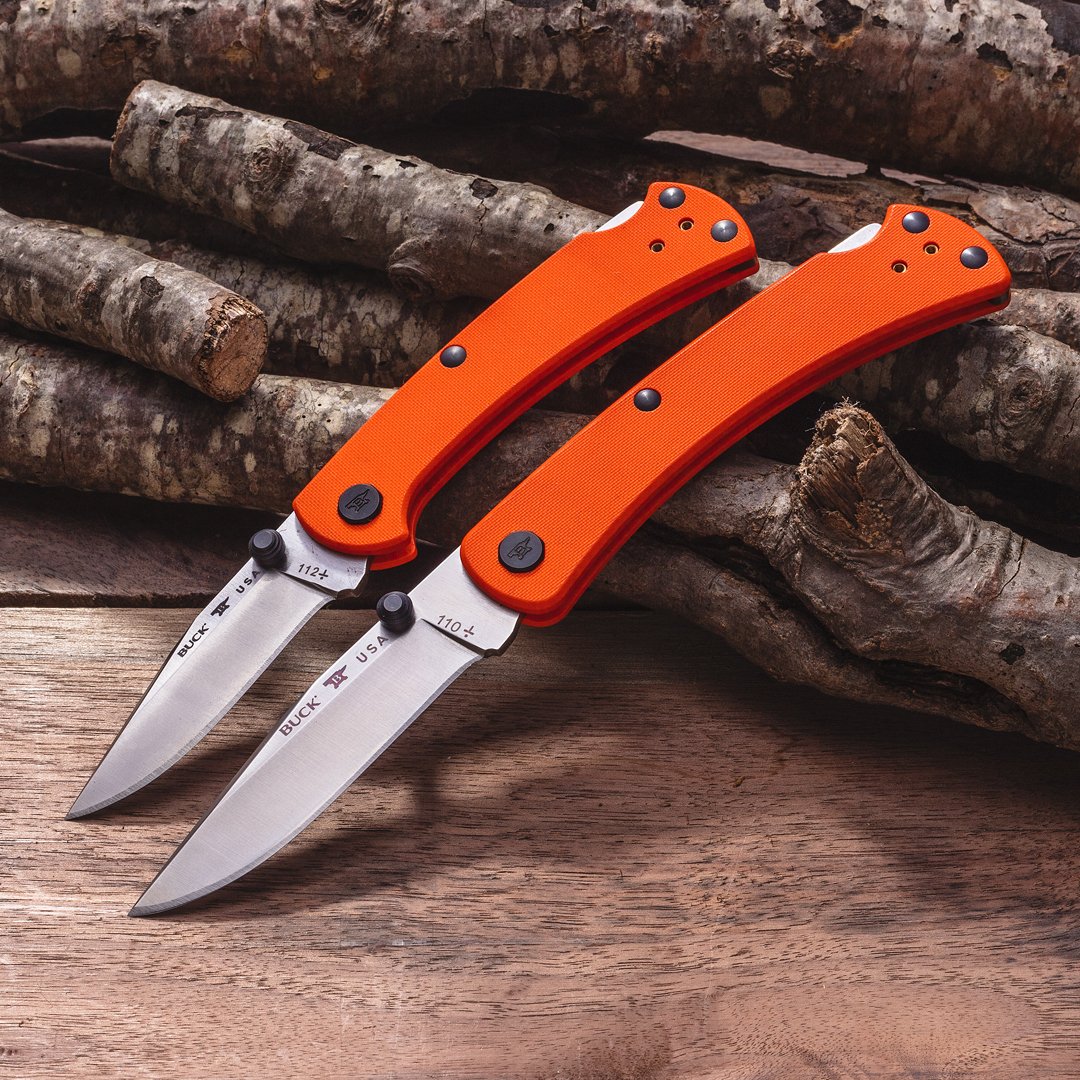KnifeCenter's tweet image. → kcoti.com/3SsRHMA ←

Have you ever owned a Buck 110 or 112? These TRX models boast slim G10 handles for an easy time in the pocket, dual thumbstuds for one-handed opening, and upgraded S30V blade steel for a long-lasting edge. 

Link ↑

#everydaycarry #buckknife