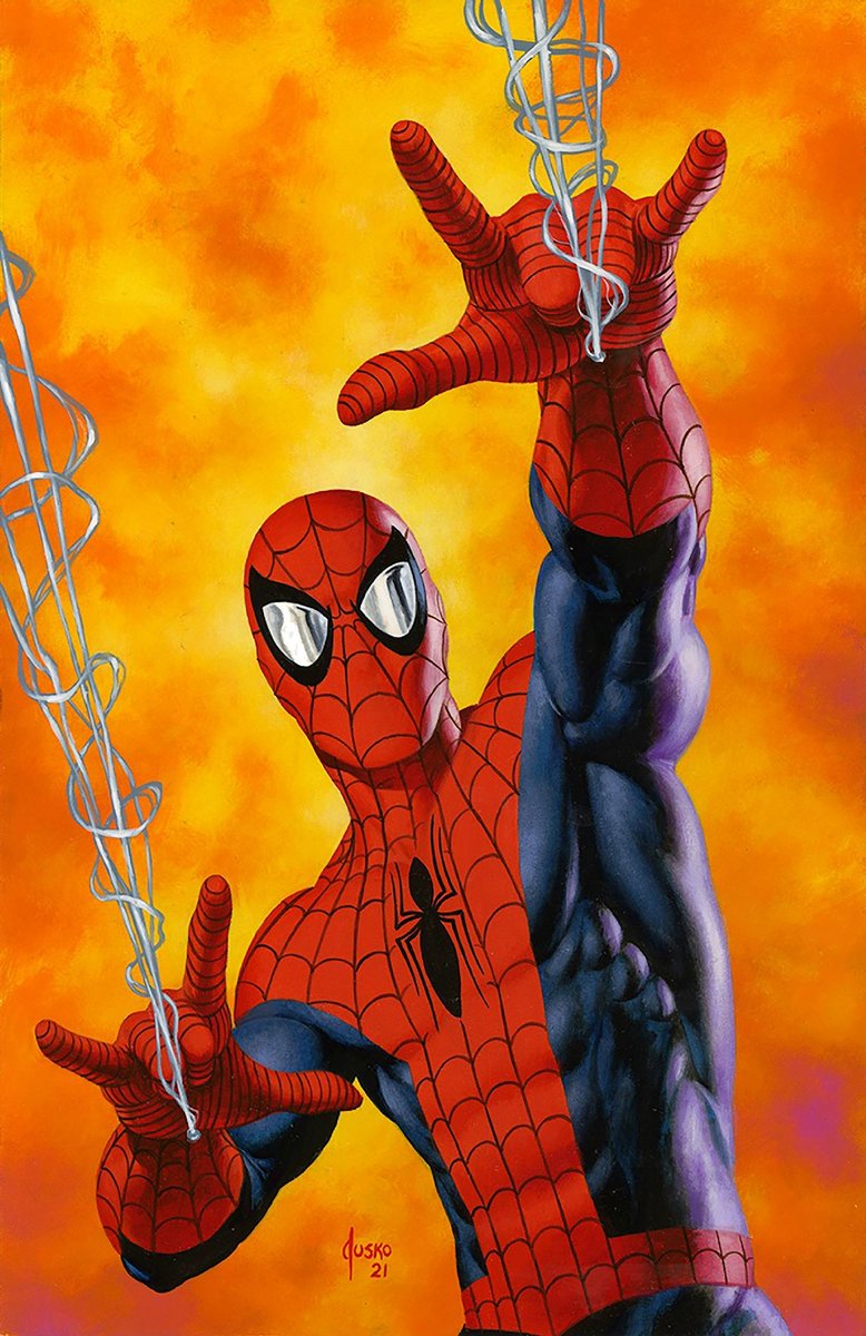 RT @spideymemoir: Spider-Man, art by Joe Jusko! https://t.co/5obimn79pz