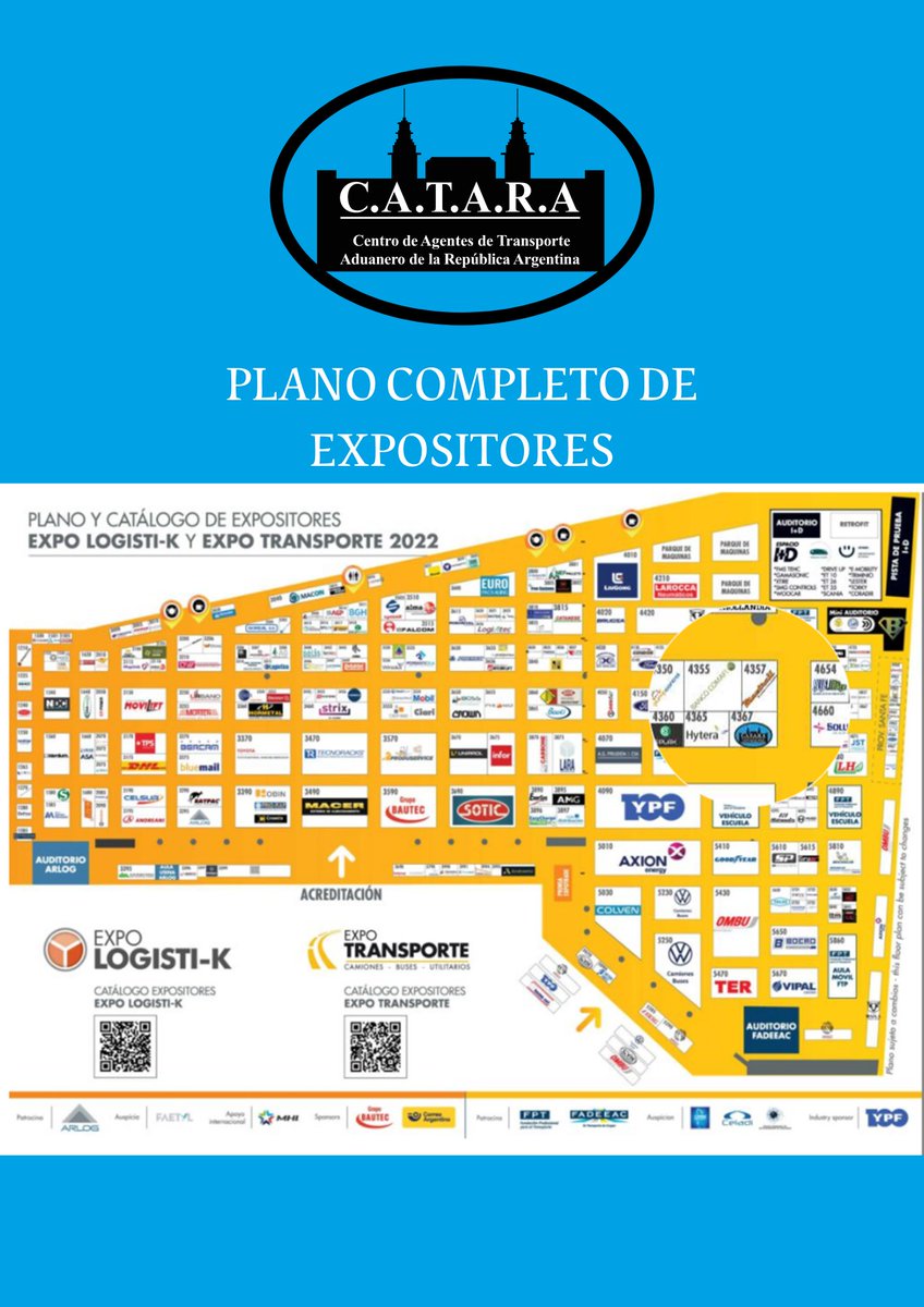 📌Falta muy poco para encontrarnos en la la feria más importante del COMEX #Expotransporte #Expologística
Los esperamos desde el martes 9 al jueves 11 de agosto de 12 a 20hs en La Rural.
¡Los esperamos!