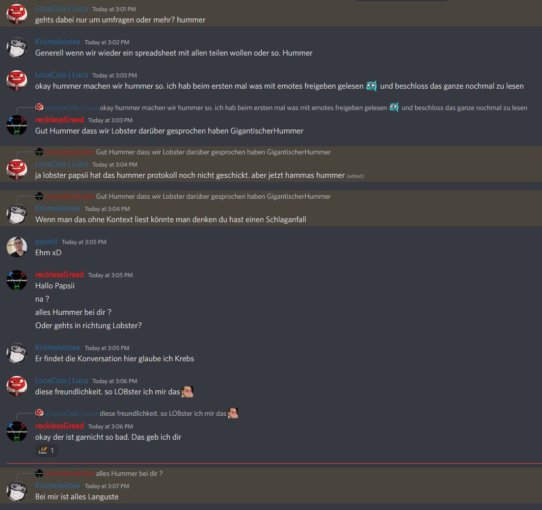 Ein ganz normaler Tag im <a href="/ZanderLP/">ZANDER</a> Discord im #modchat